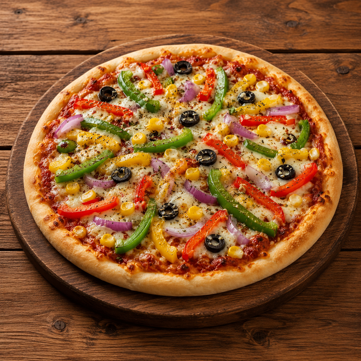 OverLoaded Veg Pizza